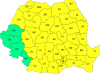 O zi cu vânt, fulgere, grindină de 1 - 3 cm