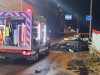 Singur în maşină, impact mortal