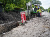 Sânpetru: Se lucrează pe două fronturi pentru extinderea canalizării 