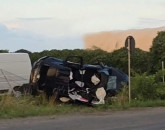 Braşov - Tărlungeni: 3 victime ale unei şoferiţe care a făcut o manevră inconştientă