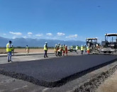 Primul asfalt pe Autostrada Sibiu- Făgăraş