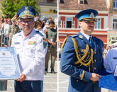 Cei mai buni dintre cei mai buni: Liliana-Maria Veres şi  Andrei-Eusebiu Sandu, şefii promoţiei 2026 a Academiei de Aviaţie din Braşov, distinţi cu Emblema de Onoare a Forţelor Aeriene