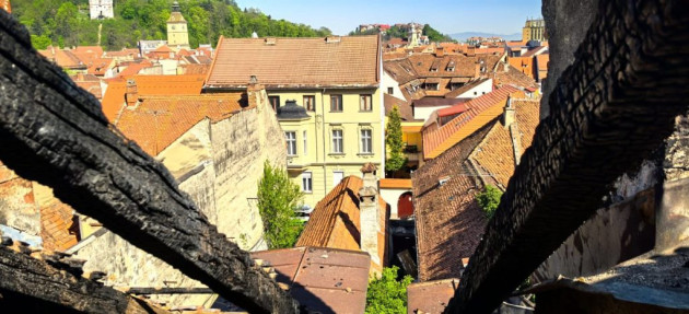 Casa incendiată de pe strada Castelului, în expertize