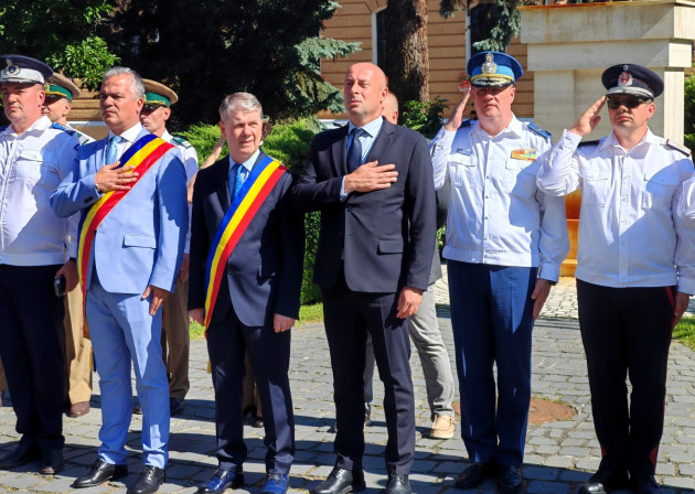 Imnul Național, sărbătorit în orașul în care au fost scrise versurile. Ceremonia s-a desfășurat în Piața Tricolorului