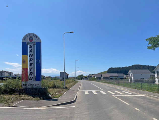 Un nou drum modernizat de Consiliul Judeţean Braşov 
