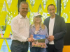 Doi campioni la Aeroportul Brașov. „Nota 10” de la Nadia Comăneci, „Felicitări, Adrian Veștea!” de la brașoveanul Mihai Covaliu
