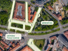 Braşovul, noul centru: Parcul Central - extins, parcările de la Prefectură, Modarom, Unirea, Poştă, Primărie, AJOFM, Biblioteca Judeţeană  - pietonale