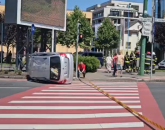 „Ceasu’ Rău: Lovit puternic în intersecție