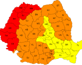 ANM: Azi vin furtuni puternice, avertizările de caniculă continuă până duminică