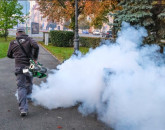 INFORMAREA POPULAŢIEI:  acţiune de dezinsecţie combatere ţânţari şi căpuşe, larvicidare lucii de apă, tratamente fitosanitare pentru 
combatere boli şi dăunători la arbori pe domeniul public 
şi privat al Municipiului Braşov 