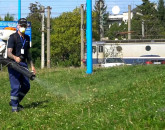 INFORMAREA POPULAŢIEI:  acţiune de dezinsecţie combatere ţânţari şi căpuşe, larvicidare lucii de apă, tratamente fitosanitare pentru 
combatere boli şi dăunători la arbori pe domeniul public 
şi privat al Municipiului Braşov 