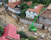Se lucrează la „foc automat” pe strada Dobrogeanu Gherea 
