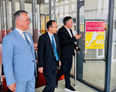 Conducerea Organizaţiei Aviaţiei Civile Internaţionale, la Aeroportul Internaţional Braşov – Ghimbav 