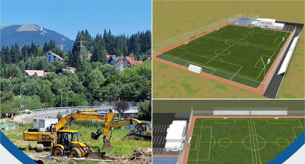 Noua bază sportivă din Predeal a intrat în construcţie