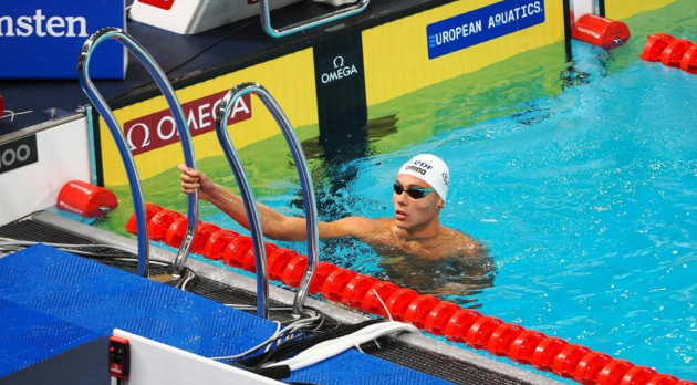 David Popovici a câştigat aurul la 100 m liber la Europene cu nou record al competiţiei