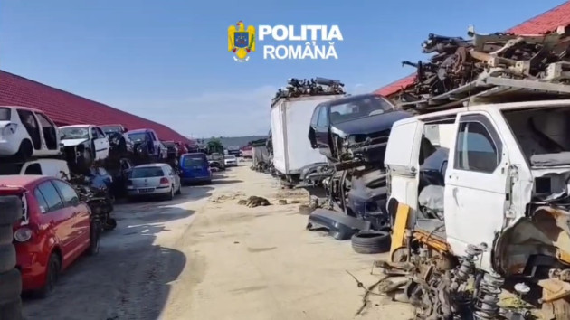 Râșnov: Punct ilegal de „dezmembrări”