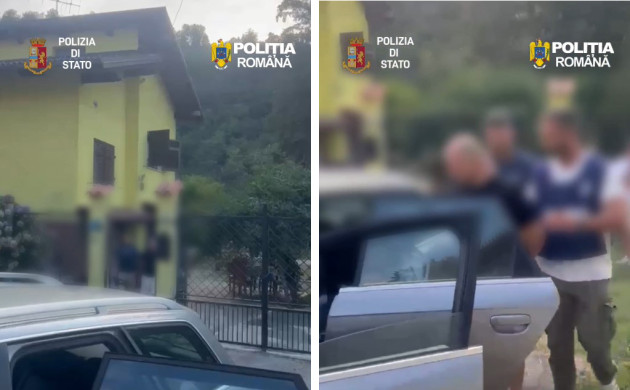 Trei fraţi condamnaţi, prinşi în Italia: Unul îşi construise o ascunzătoare în spatele unui perete fals