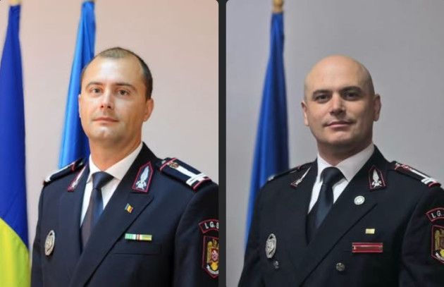 Şefii ISU Braşov au fost înaintaţi în grad