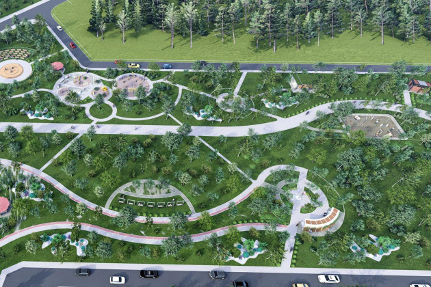 Brașovenii din Bartolomeu – Avantgarden vor avea un parc nou, în 18 luni. Amplasamentul a fost predat miercuri, 12 august