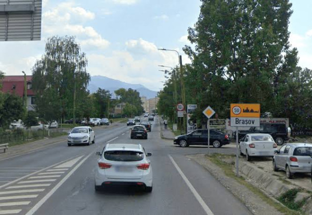 Undeva prin Brașov:  Drogat, trăia și beția vitezei, cu 128 km/h