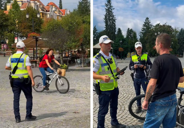 Sfântu Gheorghe: Peste 150 de abateri comise de biciclişti şi utilizatori de trotinete