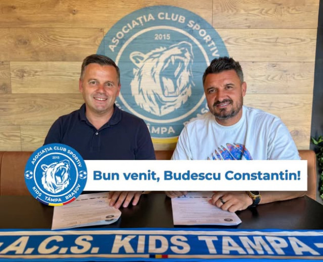 Oficial, Constantin Budescu este jucătorul lui Kids Tâmpa