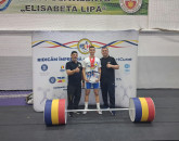 Daniel Lupeș jr., triplu campion național la haltere