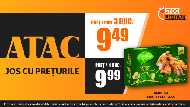Septembrie începe cu prețuri mici la ATAC Brașov: recomandări pentru cumpărăturile lunii 