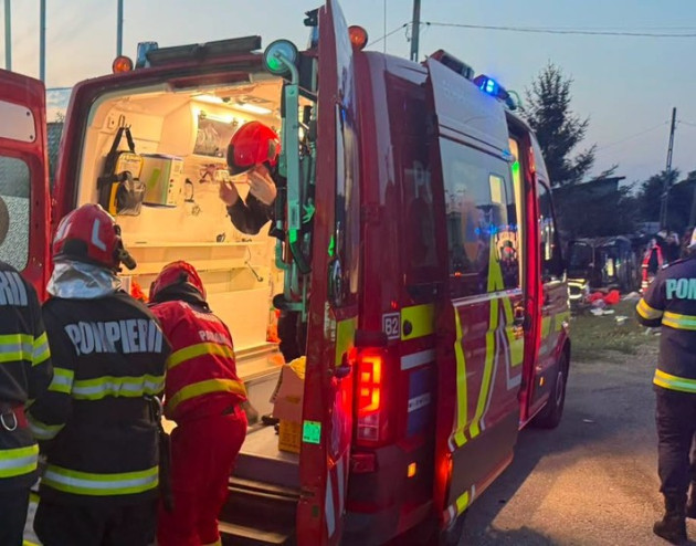 09.09, oră cu două alarme la SMURD: accident după accident în Braşov