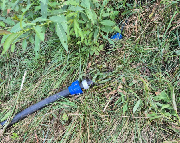 Sabotaj la conducta de apă  