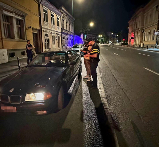 Prinși la „liniuțe” prin centrul Brașovului