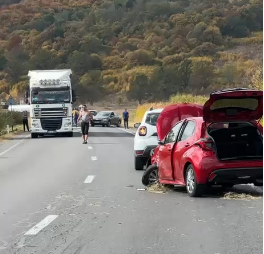 Deces pe DN 13. Elicopterul, chemat pentru a prelua o altă victimă în stare foarte gravă