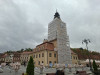 Intervenţii de urgenţă la Casa Sfatului. „Lucrări spectaculoase, pentru că sunt făcute în cel mai înalt punct al clădirii”