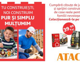 Cumpără căsuțe de jucărie din ATAC Brașov și sprijină construirea de case reale pentru familii vulnerabile prin proiectul „Căsuțe pentru căsuțe”