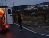 Un cal în cale, la intrarea în Brașov. Accident grav pe Șoseaua Cristianului, șoferiță în stare gravă la spital