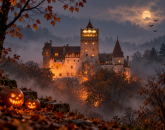 Halloweenul și Dracula, combinație bănoasă: 100 de fani au dat 3.000 de lei de persoană pentru o noapte la Castelul Bran