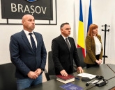 Lucian Mija, noul prefect al Brașovului. Timp de un an, el a fost subprefect al județului