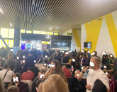 Scos cu cătușe din Aeroportul Brașov