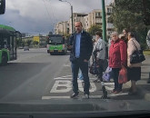 Şicane în staţia RATBV