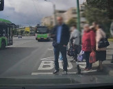 Şicane în staţia RATBV