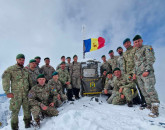 Vânătorii de munte din Braşov, pe vârfurile ţării, de ziua lor
