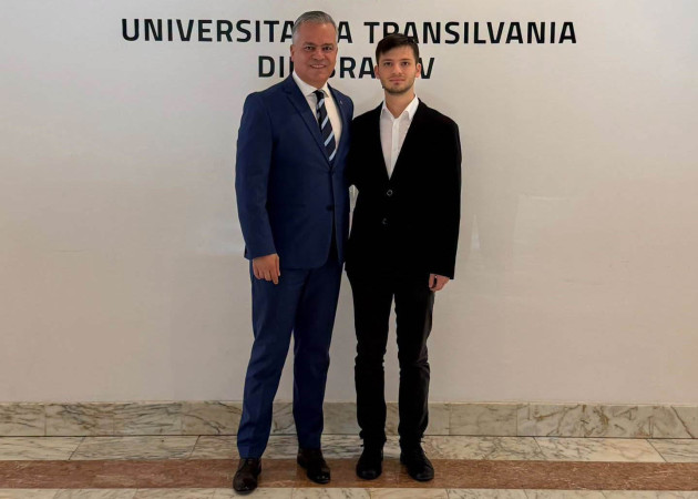 Fiul cel mic al lui Veștea a ales UniTBV. Primele felicitări... de la George Simion