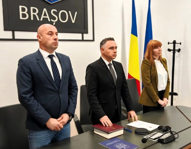 Lucian Mija, noul prefect al Brașovului. Timp de un an, el a fost subprefect al județului