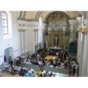 Biserica cetate din Criţ, un loc idilic