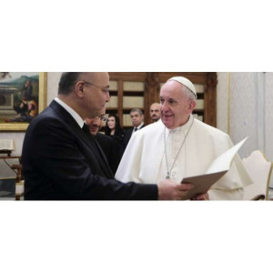 Papa Francisc l-a primit în audienţă pe preşedintele Irakului