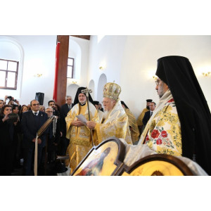Pentru prima dată în istorie, Patriarhul Ecumenic a oficiat liturghia în Trilye
